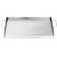 Plaque chauffante universelle 32 po x 16 po en acier inoxydable pour barbecue, parois latérales pour maintenir la stabilité des aliments, plaque de cuisson barbecue large pour plusieurs portions avec fond en forme de X, bac à graisse et grande cuisson