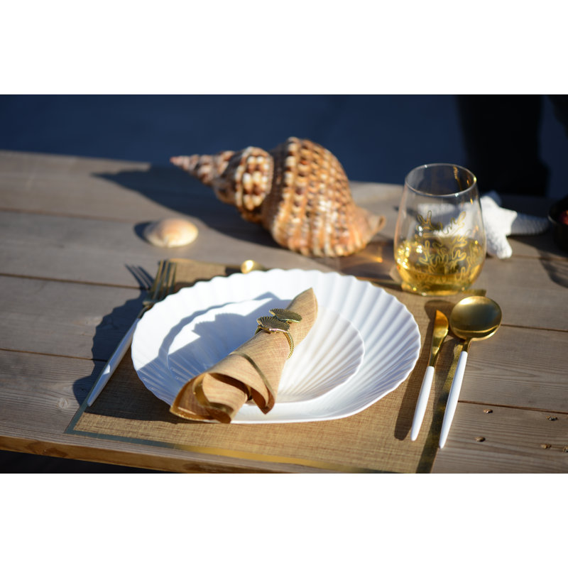 24 Piece Cutlery Set, Service for 6, White
