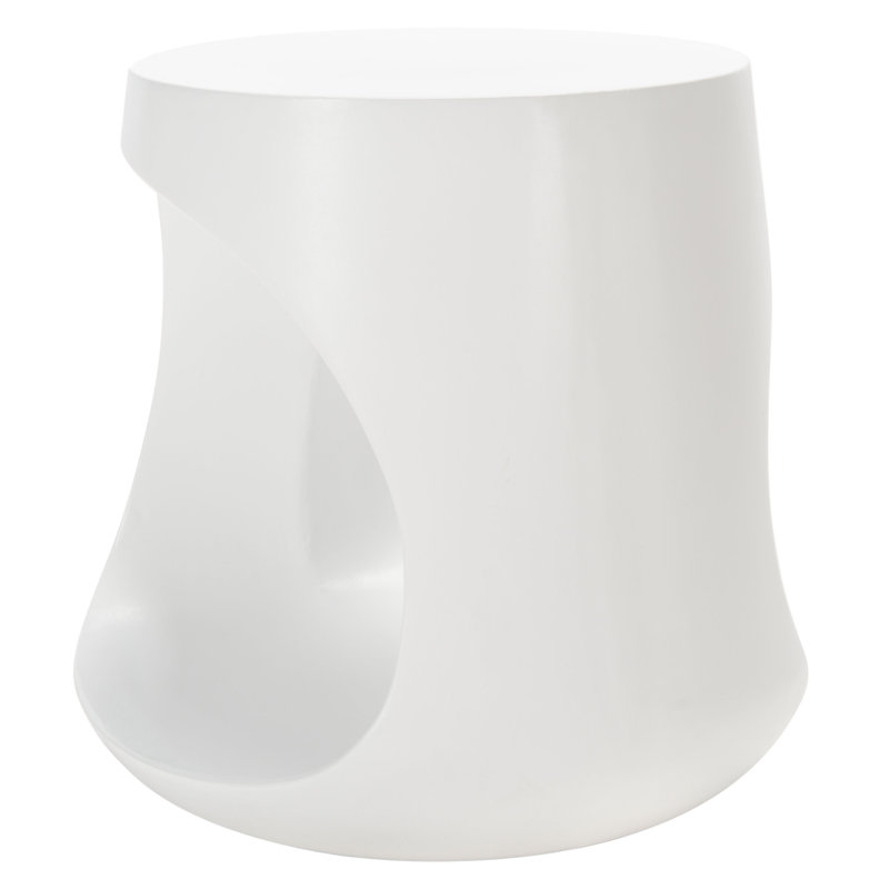 Table de bout Angelette, Blanc