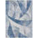 Machine Washable Indoor/Outdoor Xhevrie Denim Rug