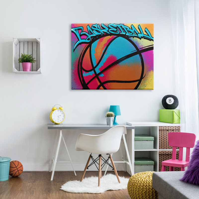 " Urban Sports Basketball " by Marcus Prime, 36" H x 48" W x 1.5" D