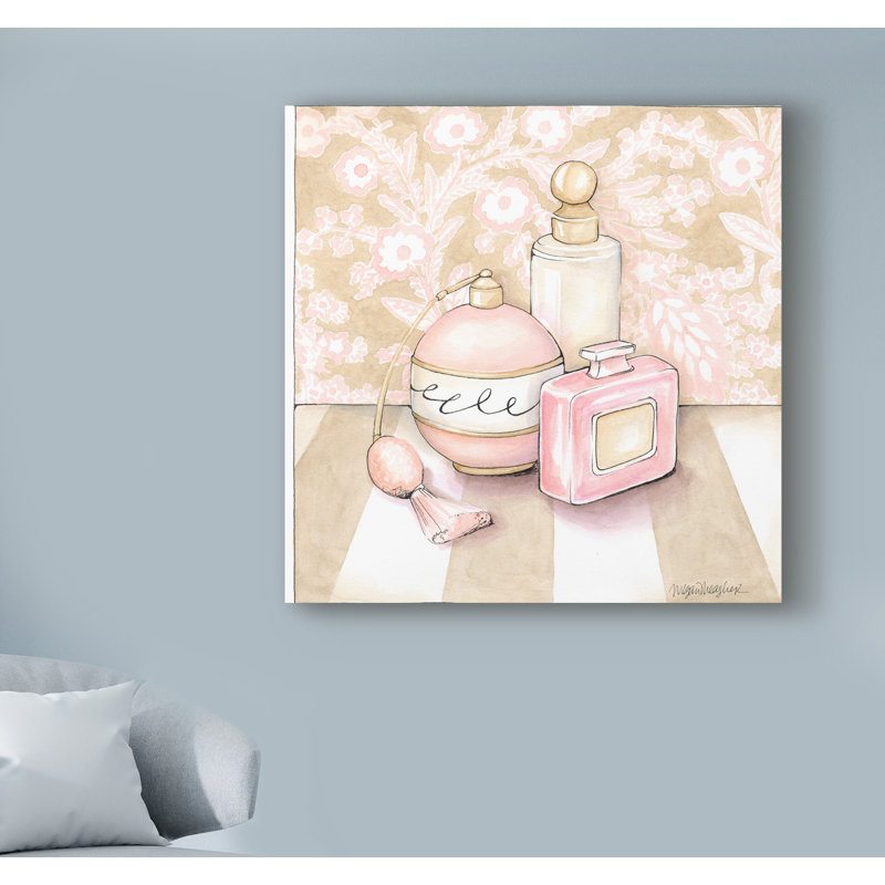 «Posh Powder Room III», reproduction d'impression sur toile tendue, H 18 po x l 18 po x P 2 po