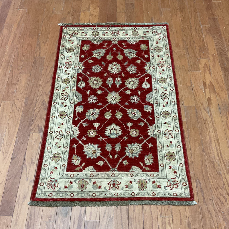  Handmade Oushak Wool Rug