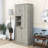 Freestanding Storage Cabinet with Flip-Out Basket and Storage Shelves-2049900634