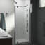 Torsion Pivot Shower Door Thick Crystal Clear Glass