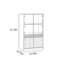 Armoire d'appoint au sol en verre simple
