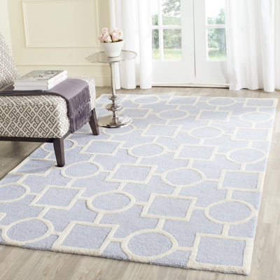 Deedgra Hand Tufted Wool Geometric Rug