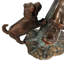 Dog Yorkshire Terrier Bronze Garden Statue