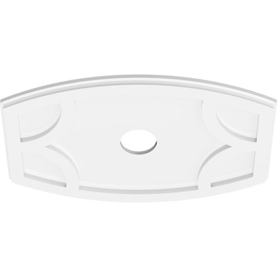 Médaillon de plafond contemporain en PVC de qualité architecturale Kailey