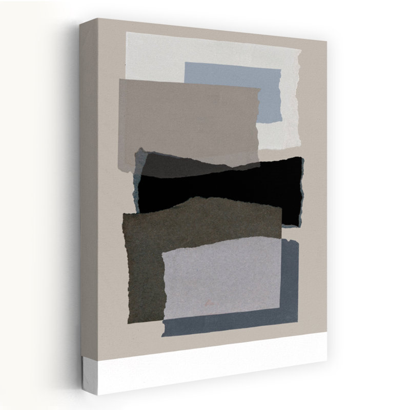 Art contemporain, art moderne abstrait, H 48 po x l 32 po