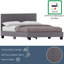 Scipio Upholstered Faux Leather Bed, UKFR Certified-1519523647-1519523619