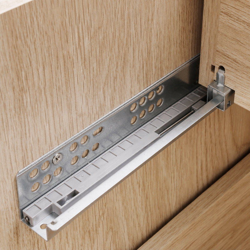 Meuble-lavabo double 59 po avec lavabo SMC 59 po, 4 portes et 3 tiroirs