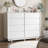 Modern 53.1" W Dresser With 8 Drawers, Double Dresser With Large Storage Space For Bedroom, Living Room, White-1913971582