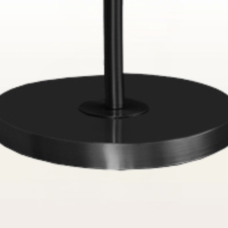 Glover Ivory Shade Floor Lamp With Black Metal Base, 64.78'' H X 15.80'' W X 26.01'' D