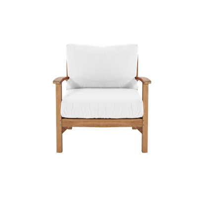 Ensemble de conversation en teck avec coussins Sunbrella 5 pièces Huntington