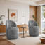 Upholstered Swivel Barrel Chair-1673900925