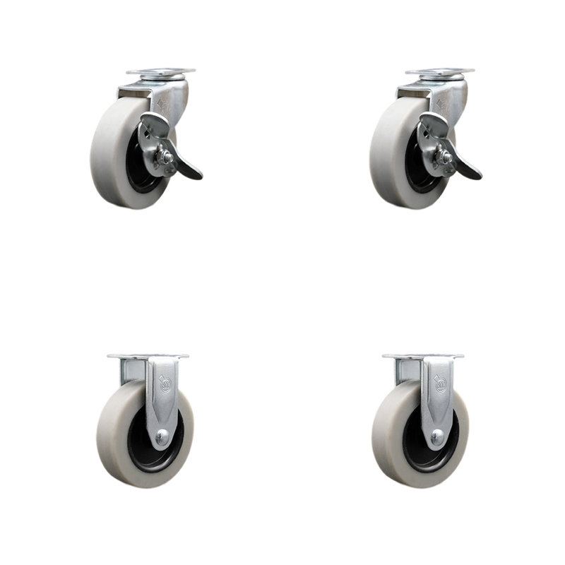 4-Piece Thermoplastic Caster Set