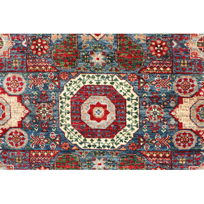 Hand Woven Wool Geometric Area Rug