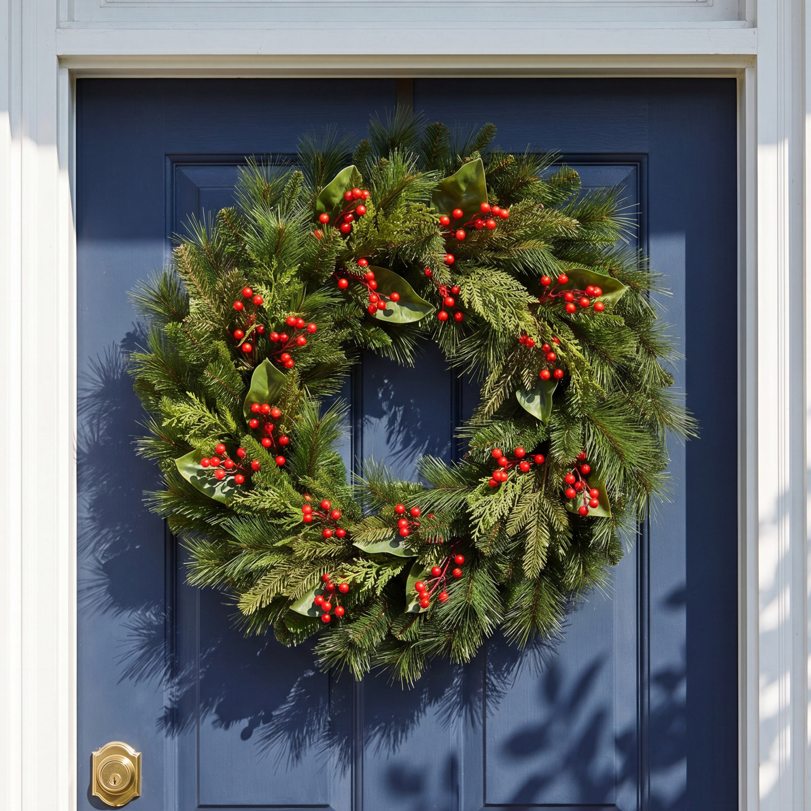 Pvc Greenery 36" Pine Wreath