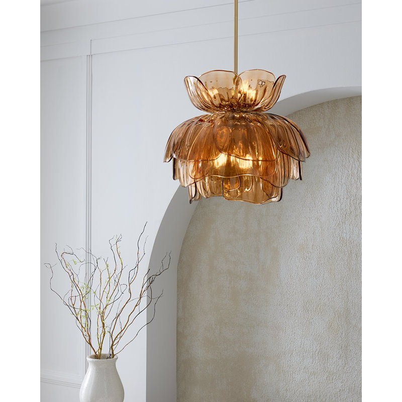 Fantine 7 - Light Chandelier, Orange