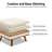 29.7''W Chenille Ottoman-993333209