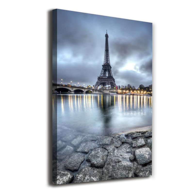 Eiffel Tower Paris - Wrapped Canvas Print