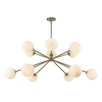 Luminaire suspendu Spoutnik 12 lumières Orabell