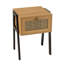 Esqueda 44cm W Manufactured Wood Bedside Table