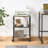 Printer Stand, 3-Tier Mobile Printer Cart Under Desk With Storage Rack, Ventilated, Industrial Rolling Printer Table With Wheels, Sturdy Little Table For Home, Office-1930720595