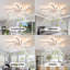 Ventilateur de plafond 30,7 po avec lumières, télécommande 3 températures de couleur, ventilateur à 6 vitesses-125784088