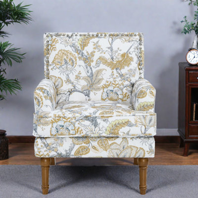 Chaise d'appoint confortable en bois
