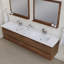 Arjina 84'' Double Bathroom Vanity with Solid Surface Top-1761767998