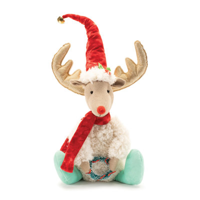 Chaise d'appoint en peluche renne 20 po
