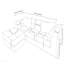Ensemble de canapé modulaire rembourré de canapé de salon modulaire en L de 100 po avec 5 coussins, canapé-lit modulaire pour salon, appartement, chambre à coucher, chameau-558252071