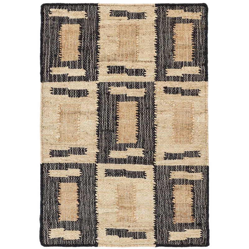 Cassia Handwoven Jute Rug, Rectangle 5' x 8'