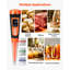 Food pH Meter, 0-14 pH Range, IP68 Waterproof Probe, Pocket Tester Kit with Automatic Temperature Compensation, Calibration Powder Packets, Easy to Read, for Food Fermentation, Dough, Meat