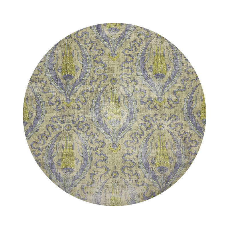 Byzantine Jewel Pebble 16" Vinyl Placemat, Gold