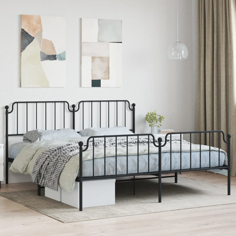 Accime Metal Bed, Split California King