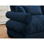 Canapé en velours de 93,7 po de largeur avec 4 coussins-368677641