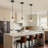 1- Single Pendant Light With Clear Glass