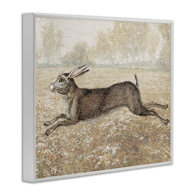Giclée de saut d'obstacles traditionnelle par Daphne Polselli, Estampe numérique encadrée blanc bord de mer