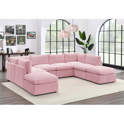 Arvill Corduroy U-Shaped Sectional