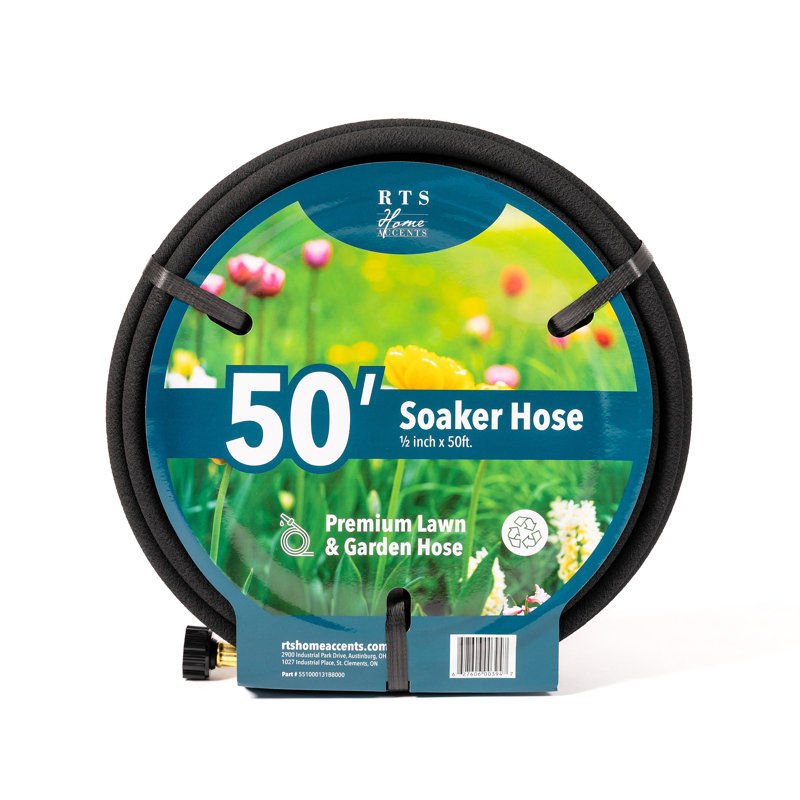 Rts Home Accents 1/2 po x 50 pi Boyau de trempage 