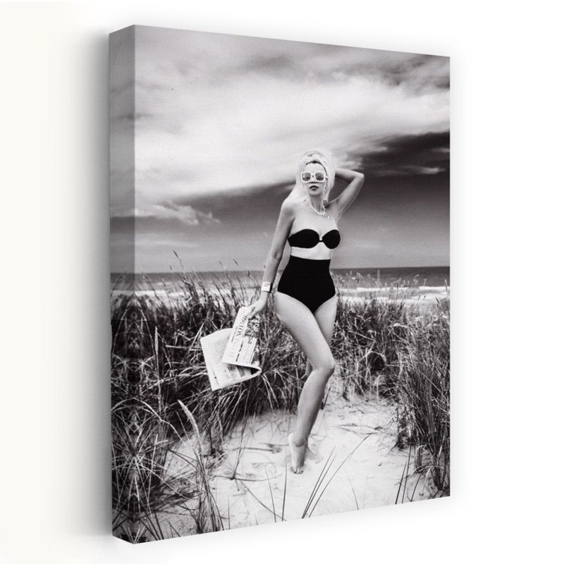 «Hot Trends», art mural contemporain sur la plage, H 18 po x l 12 po