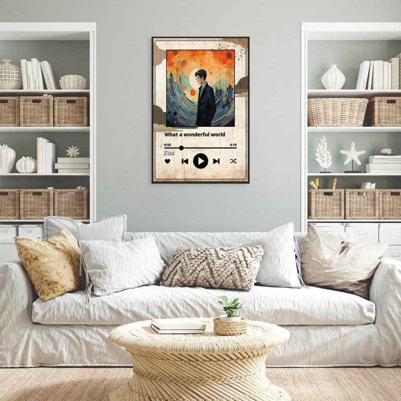 «Koshlya What A Wonderful World Song», impression sur toile, H 36 po x l 24 po x P 1,25 po