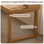 Modern Rectangular Solid Pine Wood Writing Desk-180040039