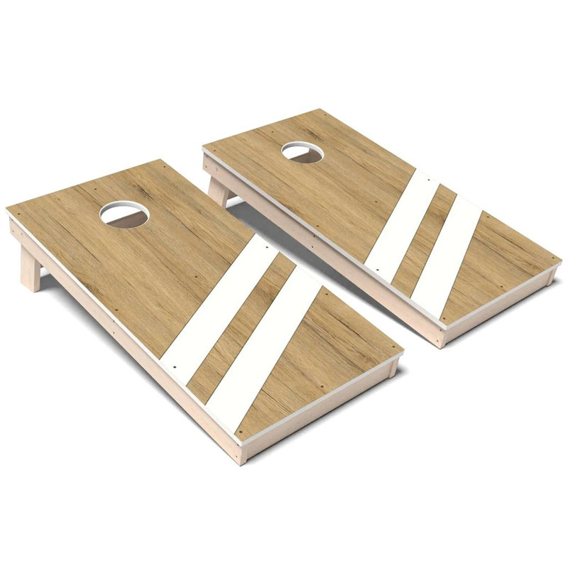 Ensemble de planches en cornhole Almond, AUCUN accessoire