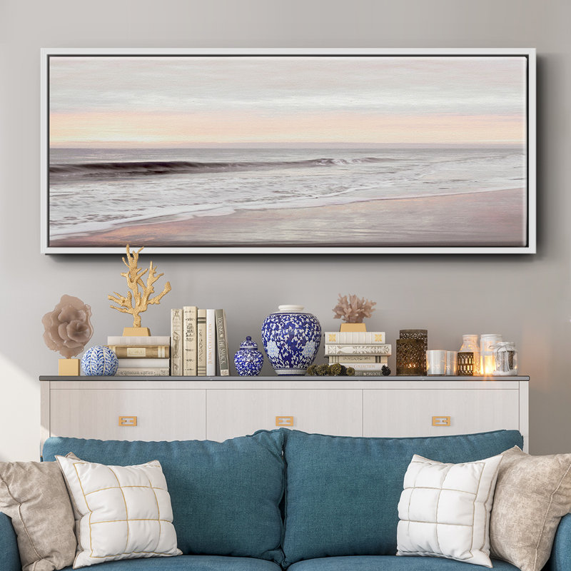 «Dawn on the Horizon I», toile encadrée, H 24 po x l 60 po