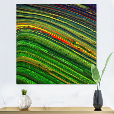 «Green Liquide Art Grove II», reproduction d'art moderne et contemporaine sur toile