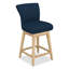 Tabouret de bar et de comptoir pivotant en bois massif Malakeh (ensemble de 1/2/4)-1275975636-1276884711-1275975469